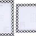 Handicrafts Home Decorative Resin Inlay White Picture Frame Set of 2, 8x10