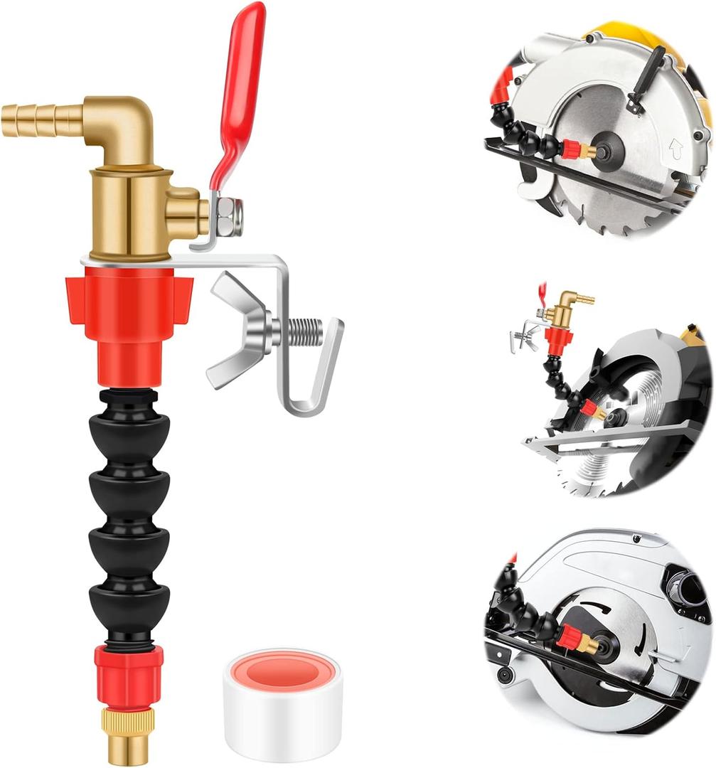 Dust Remover Water Spray, Misting System Water Sprayer for Cutting Machine Angle Grinder Sprinkler Nozzle for Marble Machine Tile