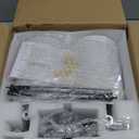 Battery Operated Wall Sconces Set of Two,Wireless Rechargeable Wall Light With Remote Control, Dimmable, Amber Light/Warm White/Natural White/Daylight/RGB, Timer,for Living Room,Bedroom,Entryway,Black (20.6 Inch)