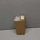 8 inch Clear Glass Flower Vases for Centerpiece Table Home Indoor Desk Decor,Ins Modern Boho Style Vase for Wedding Housewarming Gift (White)