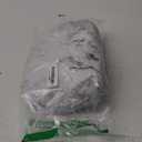 LIBERECOO Round Vinyl Fitted Tablecloth with Flannel Backing Elastic Edge Table Cover Waterproof Stain-Resistant Wipeable Tablcloths Fits 57-65" Round Tables (White Marble)