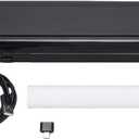 Portable Inkless Printer, Compact Wireless Thermal Printer with Bluetooth USB C Connection for iOS, 203DPI Accuracy 15mm s Print Speed