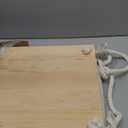 Cat Window Perch with Industrial-Grade Suction Cups - Solid Pine Wood Hammock Bed, Soft Cushion - 42 lb Capacity for Cats Inside (Medium, Beige)