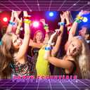 500 Pack Holographic Party Wristbands Assorted Colores Buckle Wristbands for Events Paper Bracelets Club Party(Gold, Red, Silver, Blue, Green)