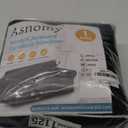 Asnomy Couch Covers for 3 Cushion Couch Sofa Pet Friendly, 3 Seater Sofa Cover Washable Slipcovers Protector Furniture Covers for Dogs Spandex Jacquard Fabric Small Checks Large Black