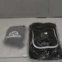 obmwang 2 Pieces Volleyball Accessories Including Volleyball Knee Pads and Volleyball Arm Sleeves with Protection Pads and Thumb Hole for Women Girls Teens Volleyball Training (Black)