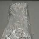 96 Pcs LED White Glow Stick Light Up Fiber Optic Wand Bulk Glow in The Dark Wands with 3 Light Modes for Wedding Club Carnival Party Birthday Concerts Favors