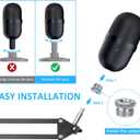 Razer Seiren Mini Boom Arm with Pop Filter - Mic Stand with Foam Cover Windscreen Compatible with Razer Seiren Mini Streaming Microphone by YOUSHARES