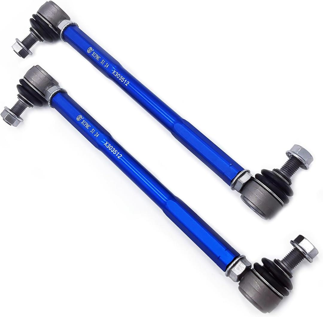 11.81-13.78' m12 Modified Front Sway Stabilizer Bar End Link 2 Pcs Left & Right Aluminium Self Adjustable 360 Degree Swivel With Length And Angle Maintenance Vehicle X303512 300-350 Blue