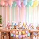 Thenshop 56 Pcs Pastel Birthday Party Decor Party Hats for Stuffed Animals