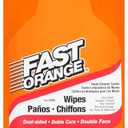 Fast Orange 25050 Hand Cleaner Wipes, Mechanic Wipes For Auto Shop, Heavy Duty Wipes, Removes Grease, Oil, Exhaust Fumes From Hands And Skin, 25 Count