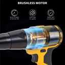 Cordless Rivet Gun Tool for Dewalt 20V Max Battery(No Battery), Brushless Electric Automatic Rivet Gun,Brushless Motor for Rivets 1/8'', 5/32'', 3/16", for Metal, Plastic and Leather