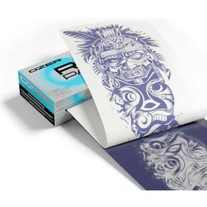 OZER Roll Paper Tattoo Transfer Paper 8.5Inch X 98.43Feet Roll Stencil Transfer Paper for Tattooing for Tattoo Artist