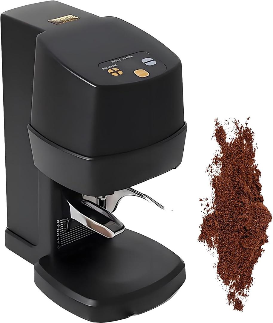 Coffee Tamper Machine Automatic Flat Press Grinder Coffee Bean Powder Weight Adjusting Espresso Coffee Press with 58MM Powder Hammer Coffee Tamper Machine Automatic Flat Press Grinder Coffee Bean Powder Weight Adjusting Espresso Coffee Press with 58MM Powder Hammer