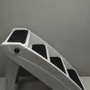 PetSafe CozyUp Folding Dog Stairs, Portable Indoor/Outdoor Pet Steps for Bed, Couch & Car, Grey, 25 Inch (Gray)