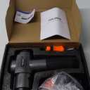 TOLOCO Massage Gun, Deep Tissue Back Massage for Athletes for Pain Relief, Percussion Massager with 10 Massages Heads & Silent Brushless Motor, Christmas Gifts for Women, Men, Carbon