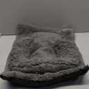 TailTastic Self Warming Cat Bed Mat with U-Shaped Pillow -24"x18" Soft Thickened Thermal Cat Bed, Machine Washable Heat Retention Pad for Indoor Cats