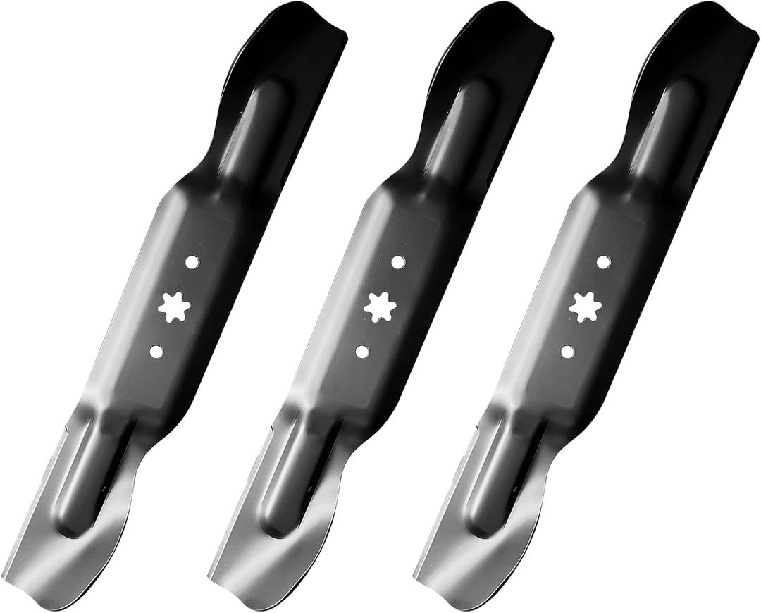490-110-C187 Mower Blade Replace 742-05620 742P05620, Compatible with Cub Cad et 60 Inch Zero Turn Blades, Fits for Mower Blades 60 Inch Deck, 3 Pack(High Lift)