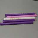 5 Pcs LED Flameless Advent Candle Set Christmas Advent Candles with Words Hope Peace Love Joy Christ Purple Pink White Taper Candles for Church Advent Wreath Rituals, 10 Inch (Melted with Words)