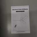 42 Inch Ceiling Fans with Lights, Remote Control, 3CCT, Dimmable&Adjustable Wind Speed, Timer Function, Reversible, Quiet, Energy-Saving Ceiling Fan with Light for Bedroom, Living Room Indoor/Outdoor