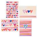Hallmark Blank Cards Assortment for Valentines Day (48 Cards and Envelopes Pack), Watercolor Hearts