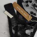 Women's Modern Curvy Unlined Balconette Underwire Bra  Black 38DD