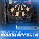 Franklin Sports Electronic Dart Board Sets - Soft Tip Electric Dartboard with Digital Scoreboard - (6) Darts Included, 15"