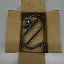 Wrought Iron Wall Mounted Hooks Heavy Duty Garage Storage Organizer Decorative Hanger for Home Garage Bathroom Kitchen Door Office Hanging Coat, Keys, Towel, Tools, Bags, Hat (Bronze) (J Hook Bronze x 5)