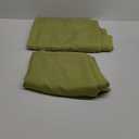 TOWN & COUNTRY BASICS Cabana Solid Heavyweight Indoor Outdoor Curtains, Light Filtering Opacity with Grommet Top, Water Repellent, 2-Pack Set, 54"x84", Kiwi Green