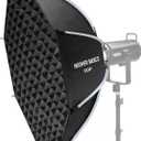 NEEWER Basics Octagonal Softbox Kit for Studio Photography Video Recording Streaming, 35"/90cm Quick Release Bowens Mount Softbox/Grid/Light Diffusers/Bag, for Continuous Lighting Strobe Flash, NS34P
