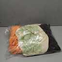 Riyiper 3 Pack Women's Ribbed Shirts, Mock Turtleneck Long Sleeve Tops Slim Fitted Undershirts Casual Basic Layering Tees (Large, Tangerine, Almond Milk Color, Dark Brown)