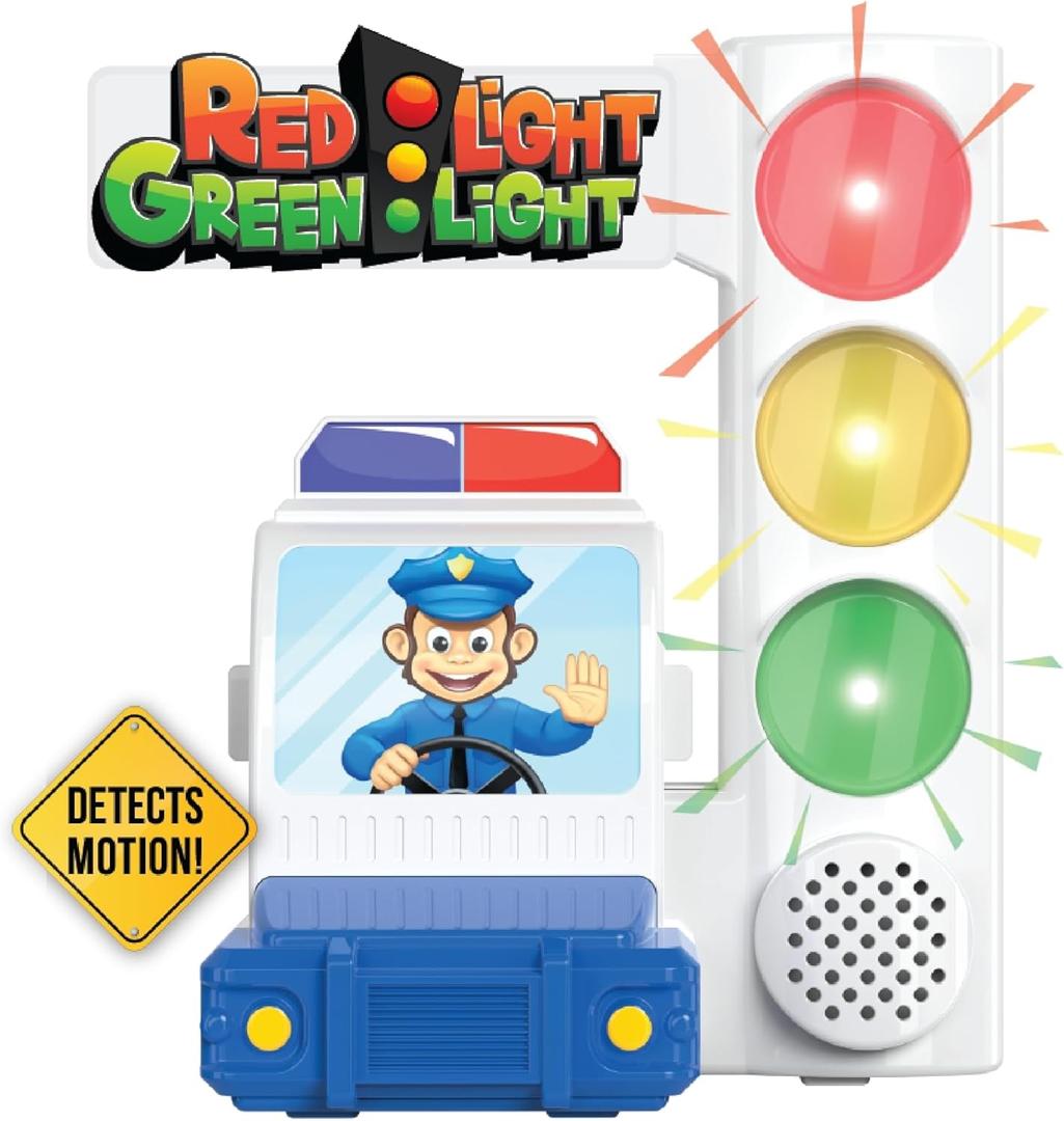 Move2Play, Red Light Green Light Game with Motion Sensing Family Fun & Birthday Party Games Gift for Kids, Preschool, & Toddlers Ages 2, 3, 4, 5, 6, 7+ Year Olds Travel, Indoor, Outdoor