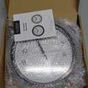 La Crosse Technology WT-3102S Atomic Analog Wall Clock, 10", Silver