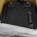 MILADA Expandable Collapsible Luggage, Large Duffle Bag for Travel, Black, One Size
