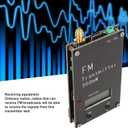 Digital FM Transmitter Module, 2000M 500mW FM Stereo Transmitter with LCD Screen, Stereo Sound, 3.5mm Connector, USB C Port, for Small FM Radio Station