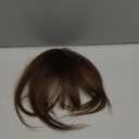 Bangs Hair Clip in Bangs Fringe with Temples Hairpieces for Women Hair Bangs Extension for Daily Wear (Light brown#)