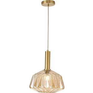 Pendant Light Fixture Amber Glass Pendant Lighting 11.81" Modern Hanging Lights for Kitchen Island Dining Room Bedroom