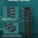 AUTOMUTO 2PCS Front Suspension Coil Spring Set Compatible with 2007-2017 for Jeep Wrangler - Replace 81222 Coil Springs