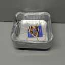 Waytiffer 25pack- 8 x 8 Aluminum foil Pans Disposable Heavy Duty Square baking Cake Pan, Cooking Tins Homemade Breads Oven Pans,Foil Pan, Baking pan Roasting