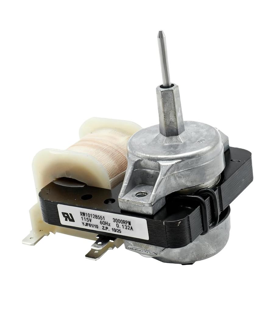 W10128551 Refrigerator Fan Motor (OEM Parts) Fits for Whirlpool/Kenmore/KitchenAid/Maytag,Replace WPW10128551 13062901 W10199049 W10904013 AP6015419 8170894 and More