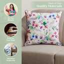 Maison d' Hermine Throw Pillow Covers 100% Cotton (20" x 20" - Pack of 1)