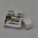 Dymo LabelWriter Labels - 1" Width x 2 1/8" Length - Permanent Adhesive - Thermal Transfer - White - Plastic, Polypropylene - Water Resistant - 160 / Roll - 160 / Roll