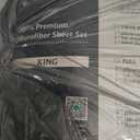  King Size Sheets Set -  Soft King Sheets - Breathable & Cooling - Hotel Luxury - Easy Care Polyester Microfiber Bedding for Kids, Women, Men, Bright White