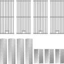 Bull Grill Replacement Parts for Bull 16517 BBQ Angus, Brahma, Lonstar Select, Outlaw Steer Premium, Lonestar Select, 7 Burner Premium, 65073 L60000 L75000 L90000, Grill Grate, Flame Tamer,Heat Shield