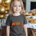 Funny Thanksgiving Shirts for Kids Toddler Boys Girls Turkey Pumpkin Graphic T-Shirt Clothes Tops Tee 2-8 Years
