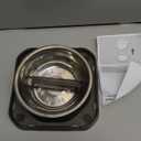 Stainless Steel Dog Bowls, Spill Proof Basic Dogs Bowls for Small Dogs Cats, 2 Cup Dog Food and Water Bowl, Non-Slip Puppy Feeder, Cat Bowl for Feeding Water - Starry Gray (Single)