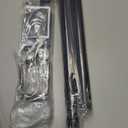 Ivilon Drapery Window Curtain Rod - End Cap Style Design 1 Inch Pole. 72 to 144 Inch Color Black