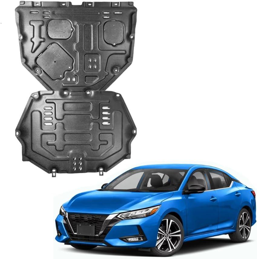 Engine Splash Shield Fit for Nissan Sentra 2020-2024 Engine Case Guard Under Engine Cover Compatible with Sentra 2021 2022 2023 Front Engine Guard Including Screw Hardware