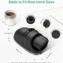 Medcursor Cordless Hand Massager, Hand Massager with Heat and Compression, Hand Warmer with Acupressure Beads, 6 Massage Modes