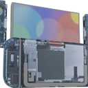 eXtremeRate DIY Replacement Shell Buttons for Nintendo Switch 2, Full Set Rear Back Plate Controller Housing with Buttons for Switch 2 Handheld Console & Joycon 2 - Deluxe Version - Clear Glacier Blue